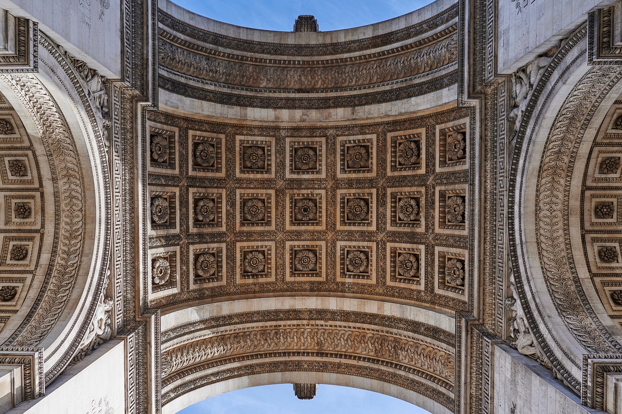 The Arc de Triomphe in Paris