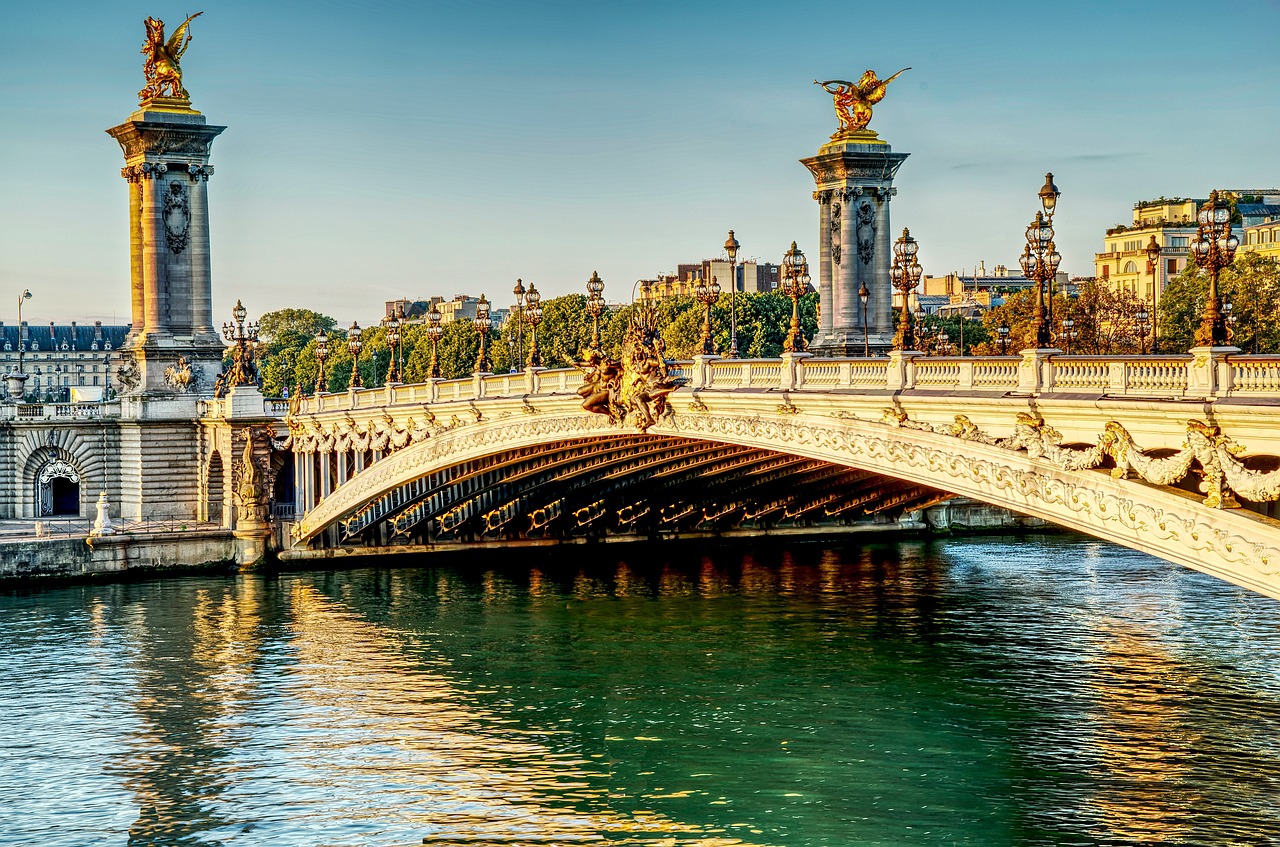 Pont Alexandre III Bridge in Paris