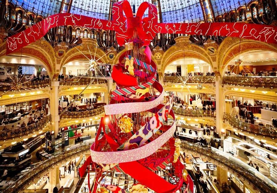 Galeries Lafayette Christmas tree