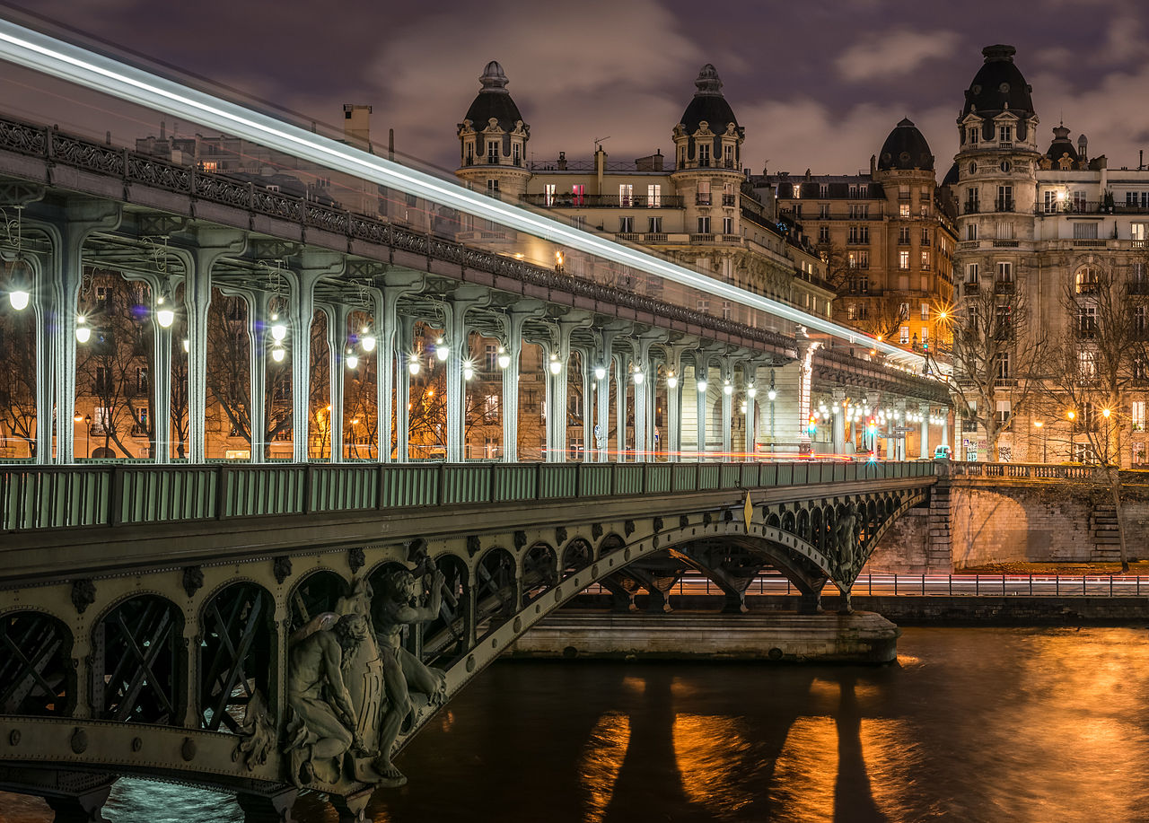 Metro Line 6 Paris, Pont de Bir-Hakeim