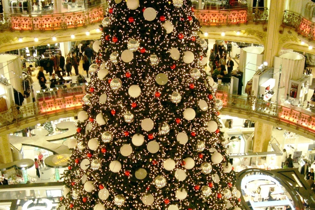 Galeries Lafayette Christmas tree 2007