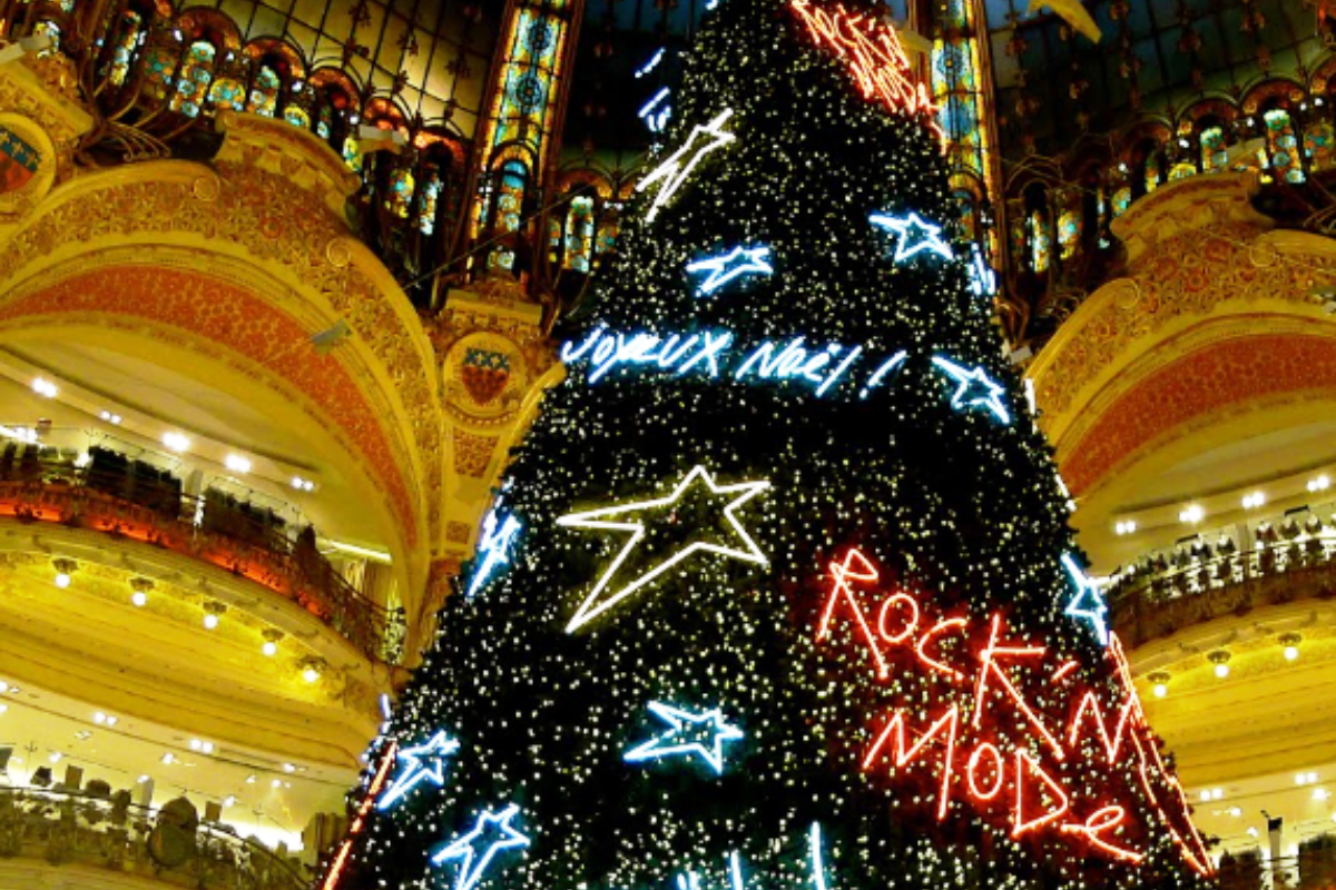 Galeries Lafayette Christmas tree 2011