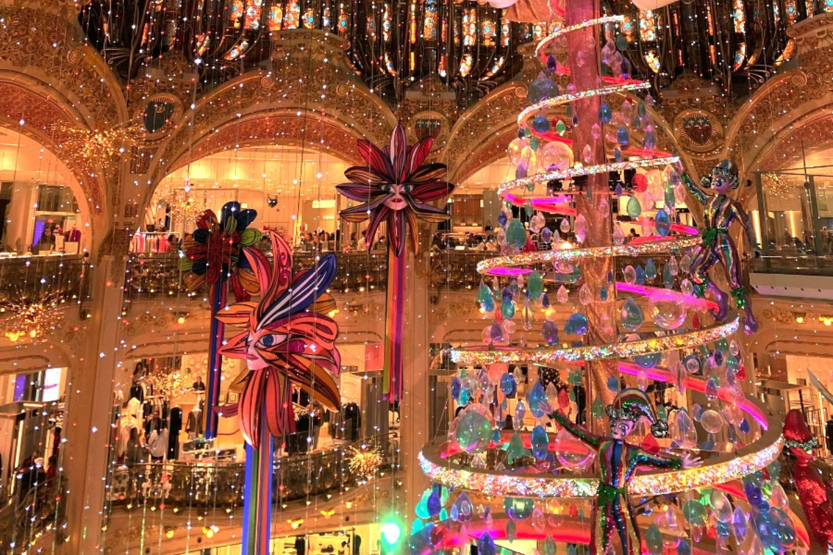Galeries Lafayette Christmas tree 2023