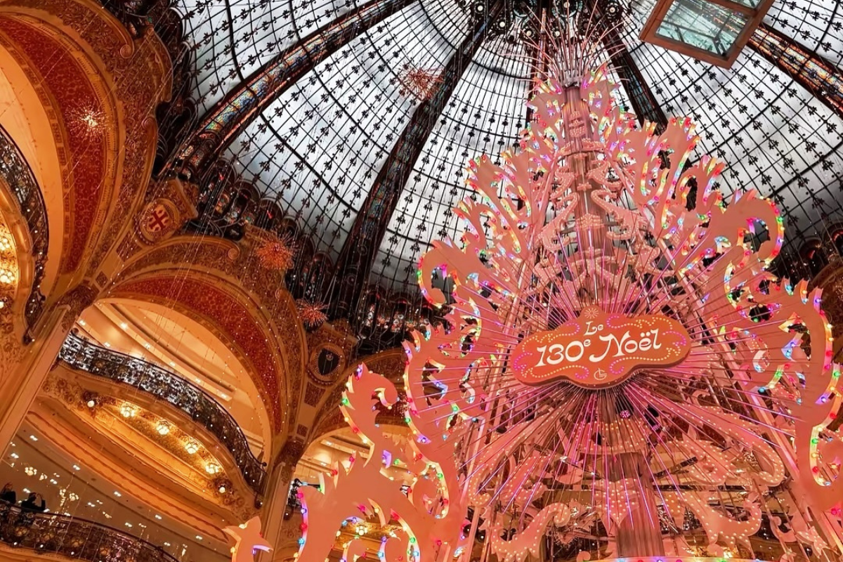 Galeries Lafayette Christmas tree 2024