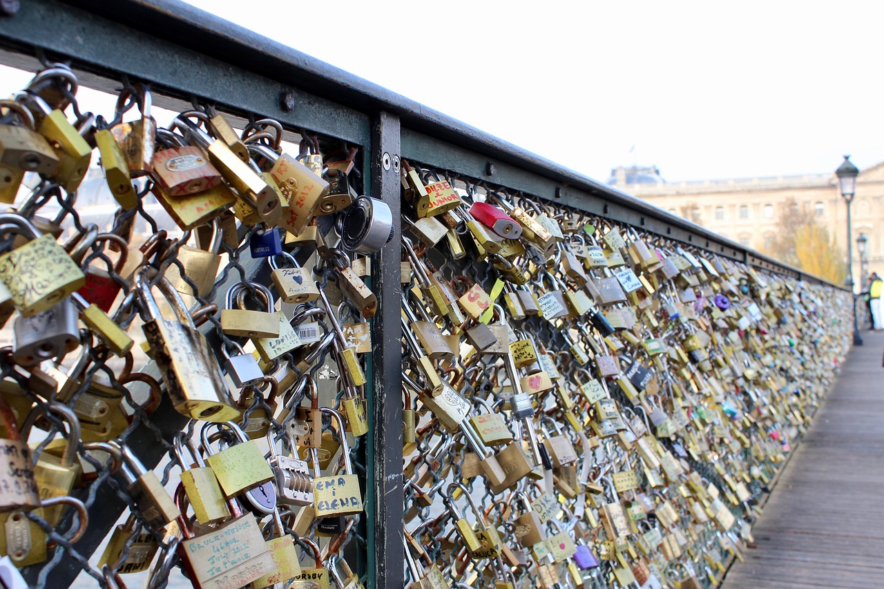 love locks Paris